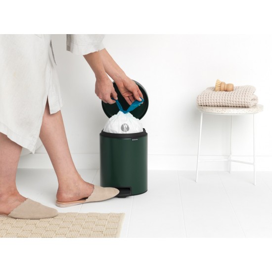 Кош за смет с педал Brabantia NewIcon 5L, Pine Green