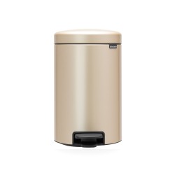 Кош за смет с педал Brabantia NewIcon 12L, Metallic Gold