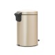 Кош за смет с педал Brabantia NewIcon 12L, Metallic Gold