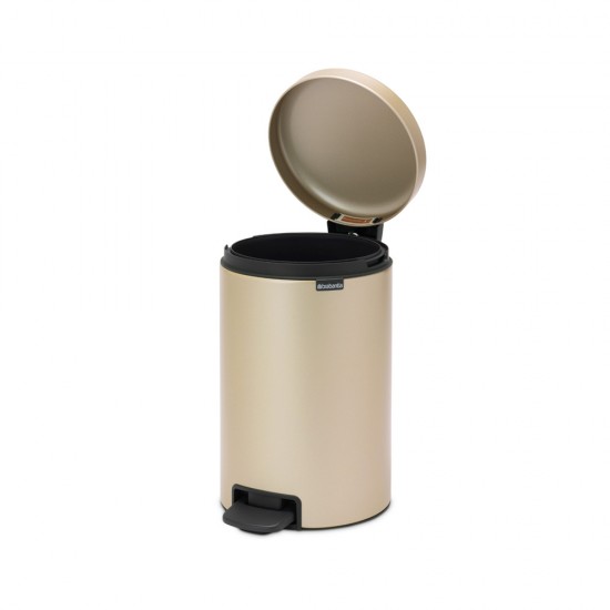 Кош за смет с педал Brabantia NewIcon 12L, Metallic Gold