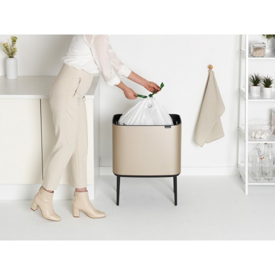 Кош за смет Brabantia Bo Touch 36L, Metallic Gold