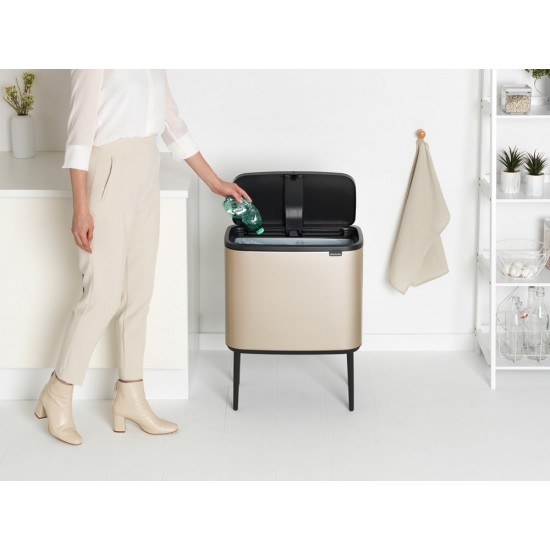 Кош за смет Brabantia Bo Touch 36L, Metallic Gold