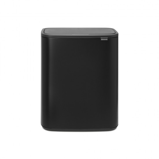Кош за смет Brabantia Bo Touch 2x30L, Matt Black