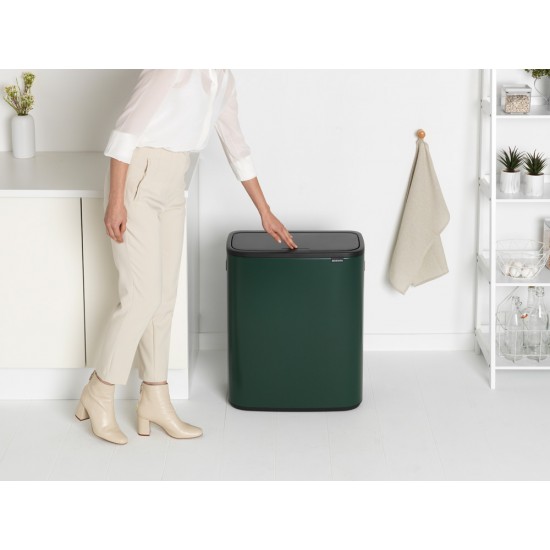 Кош за смет Brabantia Bo Touch 60L, Pine Green