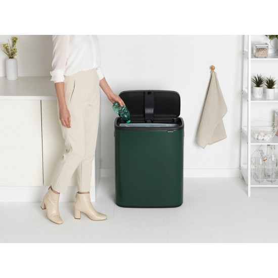 Кош за смет Brabantia Bo Touch 60L, Pine Green