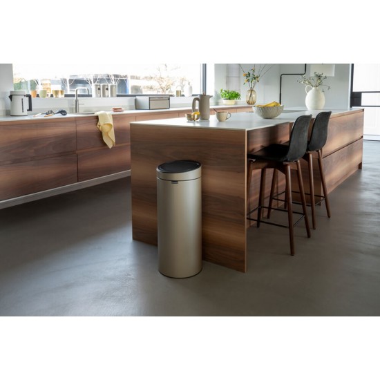 Кош за смет Brabantia Touch Bin New 30L, Metallic Gold