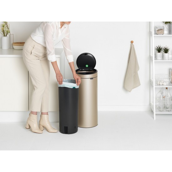 Кош за смет Brabantia Touch Bin New 30L, Metallic Gold