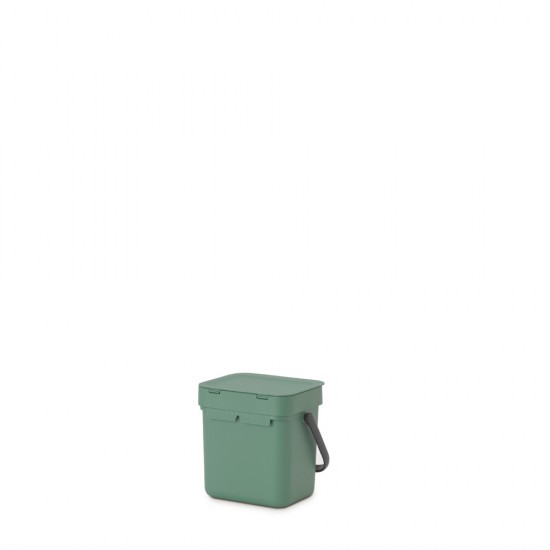 Кош за смет за разделно събиране Brabantia Sort&Go 3L, Fir Green