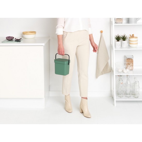 Кош за смет за разделно събиране Brabantia Sort&Go 3L, Fir Green