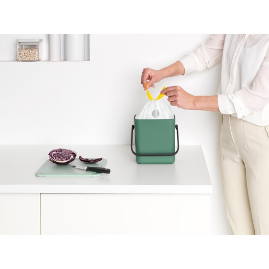 Кош за смет за разделно събиране Brabantia Sort&Go 3L, Fir Green