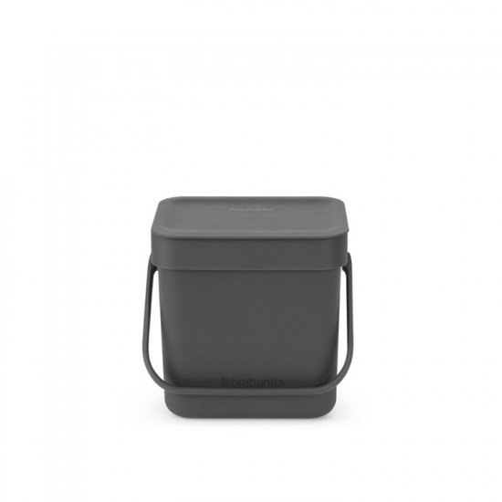 Кош за смет за разделно събиране Brabantia Sort&Go 3L, Grey