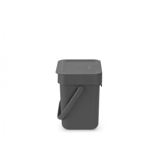 Кош за смет за разделно събиране Brabantia Sort&Go 3L, Grey