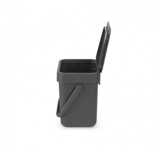 Кош за смет за разделно събиране Brabantia Sort&Go 3L, Grey