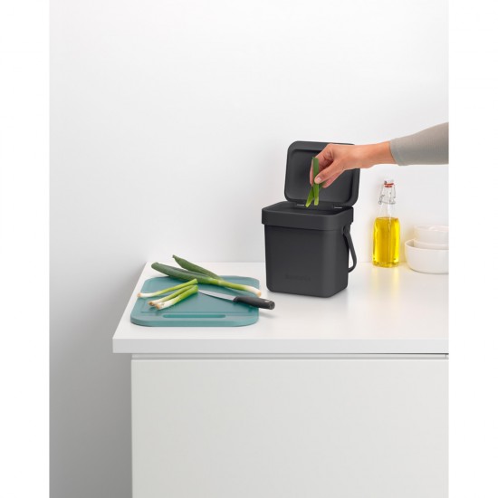 Кош за смет за разделно събиране Brabantia Sort&Go 3L, Grey