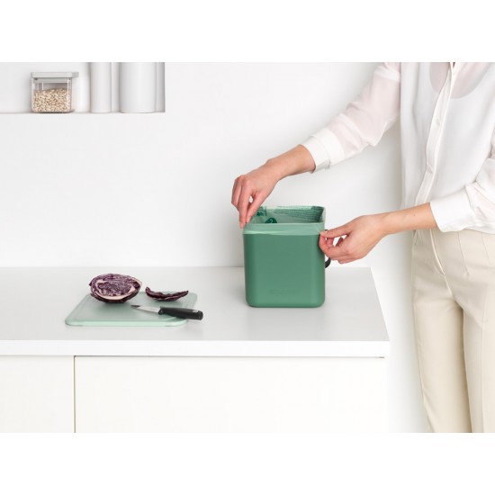 Кош за смет за разделно събиране Brabantia Sort&Go 6L, Fir Green
