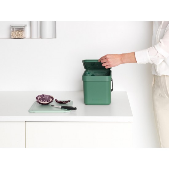 Кош за смет за разделно събиране Brabantia Sort&Go 6L, Fir Green