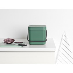 Кош за смет за разделно събиране Brabantia Sort&Go 6L, Fir Green