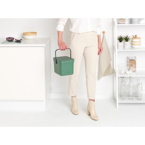 Кош за смет за разделно събиране Brabantia Sort&Go 6L, Fir Green