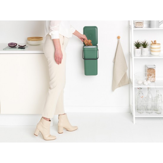Кош за смет за разделно събиране Brabantia Sort&Go 12L, Fir Green