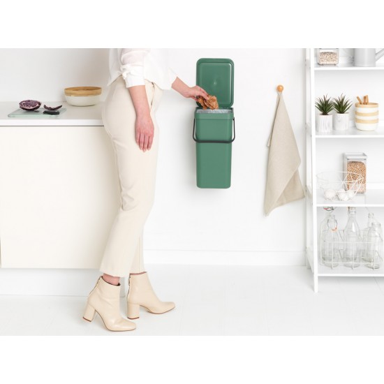 Кош за смет за разделно събиране Brabantia Sort&Go 16L, Fir Green