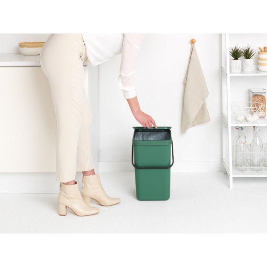 Кош за смет за разделно събиране Brabantia Sort&Go 25L, Fir Green