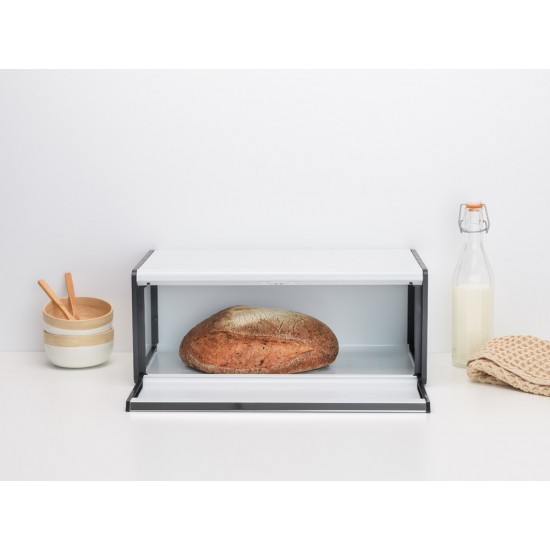 Кутия за хляб Brabantia Fall Front White