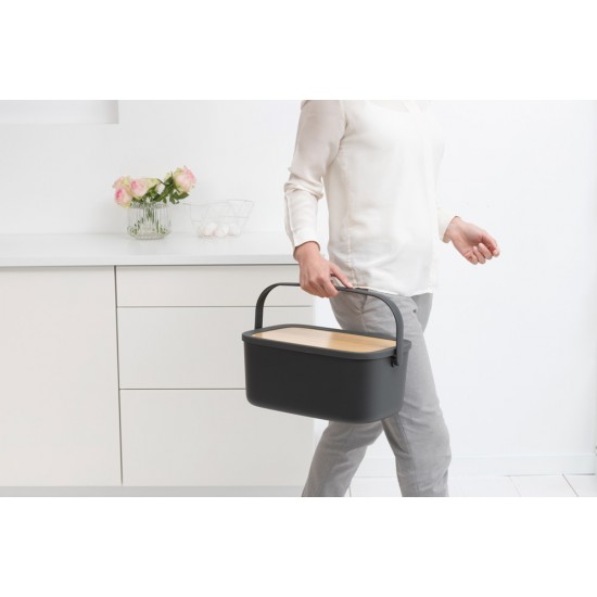 Кутия за хляб Brabantia Nic Dark Grey