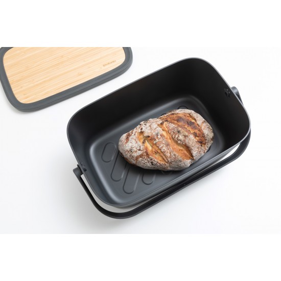 Кутия за хляб Brabantia Nic Dark Grey