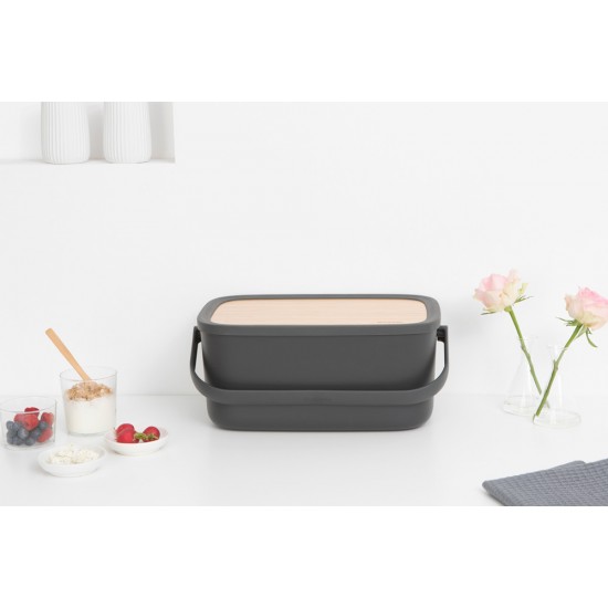 Кутия за хляб Brabantia Nic Dark Grey