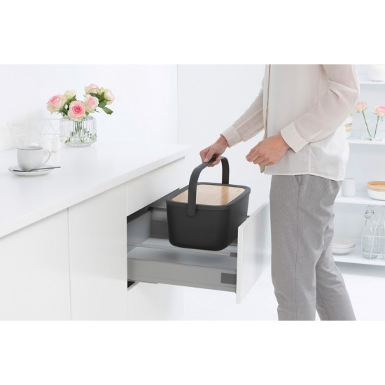 Кутия за хляб Brabantia Nic Dark Grey