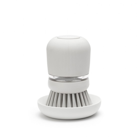 Четка с дозатор за препарат за съдове Brabantia SinkSide Light Grey