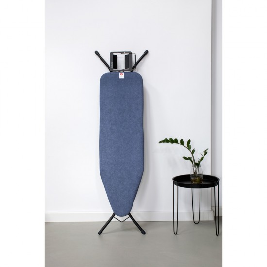 Маса за гладене Brabantia B 124x38cm с поставка за ютия, Denim Blue
