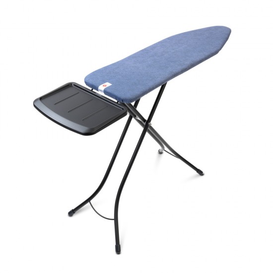 Маса за гладене Brabantia B 124x38cm с поставка за парогенератор, Denim Blue