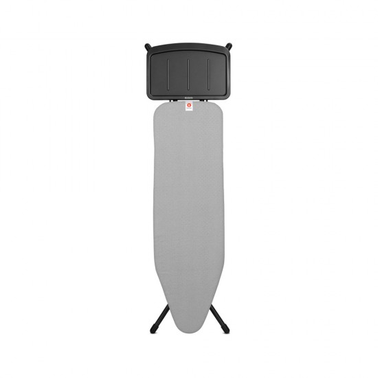 Маса за гладене Brabantia B 124x38cm с поставка за парогенератор, Metallised
