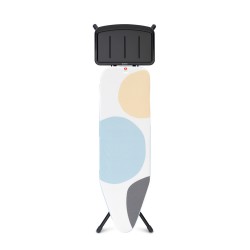 Маса за гладене Brabantia B 124x38cm с поставка за парогенератор, PerfectFlow Spring Bubbles