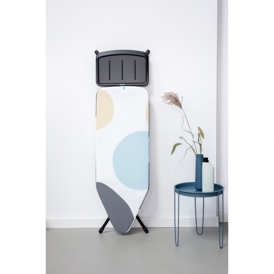 Маса за гладене Brabantia C 124x45cm с поставка за парогенератор, Spring Bubbles