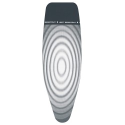 Калъф за маса за гладене Brabantia D 135x45cm с топлоустойчива зона за ютия, 8mm, Titan Oval