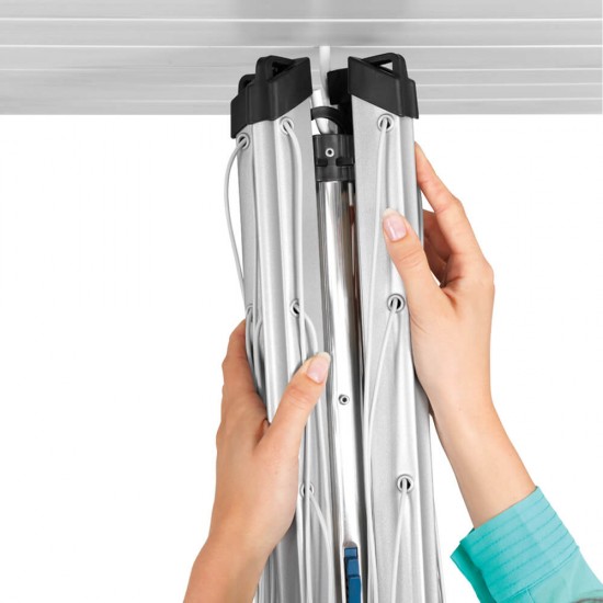 Външен простор Brabantia Essential 30m, 3 рамена, котва за бетониране