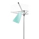 Външен простор Brabantia Topspinner 50m, метален шип за вкопаване, Metallic Grey