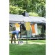Външен простор Brabantia Lift-O-Matic 50m, метален шип за вкопаване, Anthracite
