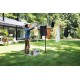 Външен простор Brabantia Lift-O-Matic 50m, метален шип за вкопаване, Anthracite