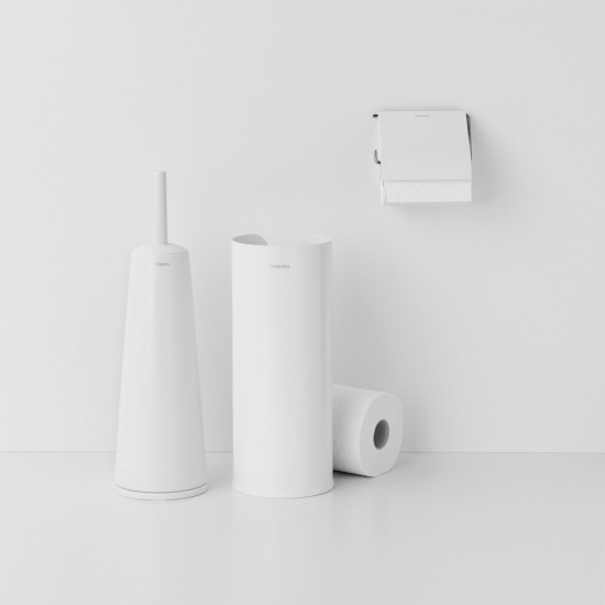 Комплект аксесоари за тоалетна Brabantia ReNew White 3 части