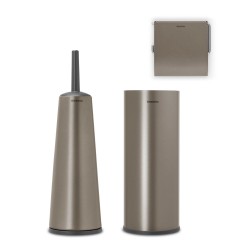 Комплект аксесоари за тоалетна Brabantia ReNew Platinum 3 части