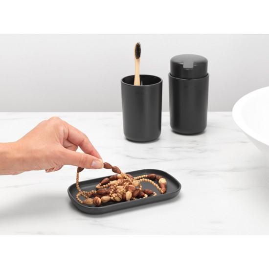 Комплект аксесоари за баня Brabantia ReNew Dark Grey 3 части