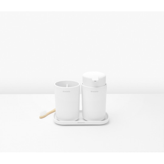 Комплект аксесоари за баня Brabantia ReNew White 3 части