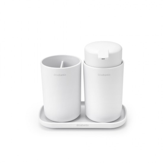Комплект аксесоари за баня Brabantia ReNew White 3 части
