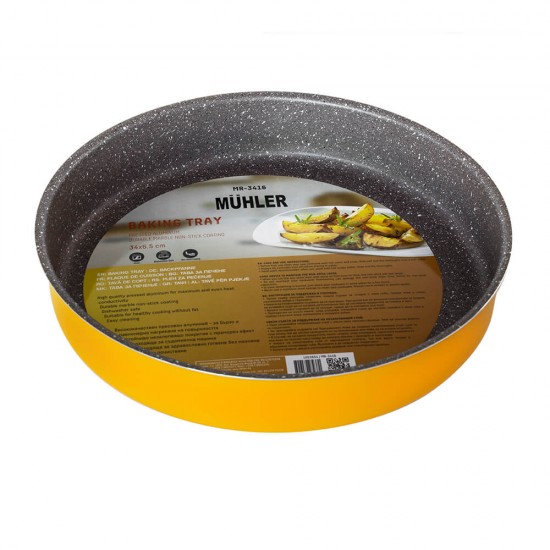 Тава за печене Muhler Ida MR-3416 34x6.5cm Тава за печене Muhler Ida MR-3416 34x6.5cm