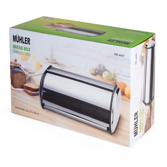 Кутия за хляб Muhler MR-4427 44x27x18cm Кутия за хляб Muhler MR-4427 44x27x18cm