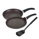 Тигани комплект Muhler MR-2626S NEW с шпатула 26x4.5cm, 26x1.6cm, шоколад Тигани комплект Muhler MR-2626S NEW с шпатула 26x4.5cm, 26x1.6cm, шоколад