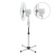Вентилатор на стойка 16'' Perfect FM-3212, 40W, бяло-сиво Вентилатор на стойка 16'' Perfect FM-3212, 40W, бяло-сиво
